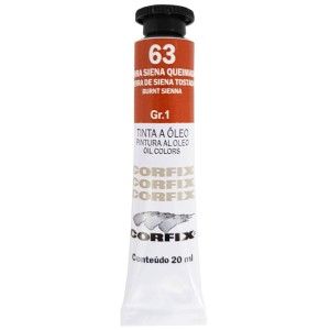 Tinta Oléo Terra Siena Queimada 20ml Corfix G1
