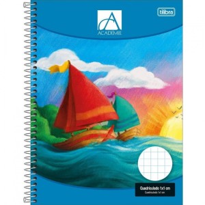Caderno Universitario Quadriculado 1x1 Tilibra 96Fls