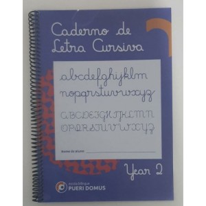 Caderno Letra Cursiva Pueri Domus