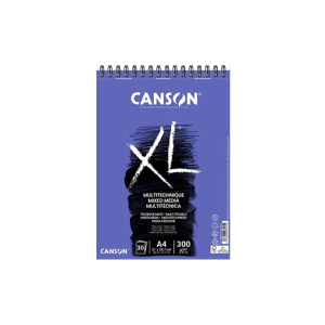 Bloco de Papel Canson XL Mix Media A4 300g