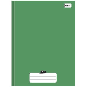 Caderno Brochura Univ. Capa Dura 48 Fls D+ Verde Tilibra