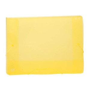  Pasta Elástico Of - Dorso 2 cm - Transp. AMARELO