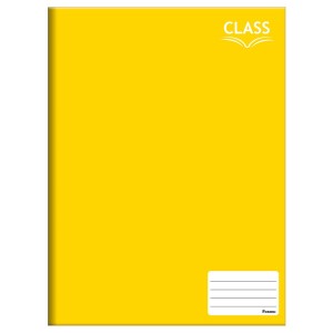 Caderno Brochura Amarelo 48 Folhas Foroni
