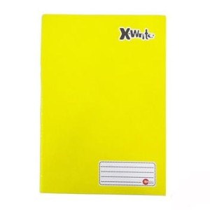 Caderno Brochura Capa Dura Universitário 96 Folhas Amarelo