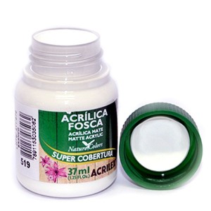 Tinta Acrilica Acrilex Fosca Branco 37 ml