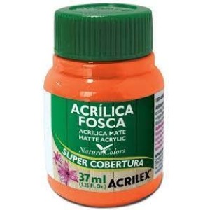 Tinta Acrílica Fosca 37 ml Acrilex laranja