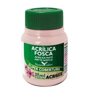 AcrilexTinta acrílica fosca 37ml rosa bebê acrilex