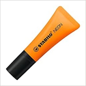 Marca Texto Stabilo Neon Laranja