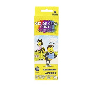 Big Giz de Cera Curto Acrilex C/15