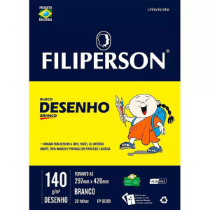 Bloco De Desenho Filiperson A3 140gr