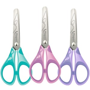 Tesoura Escolar Maped Essentials Tom Pastel