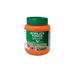 Tinta Acrílica Fosca 250ml Laranja Acrilex