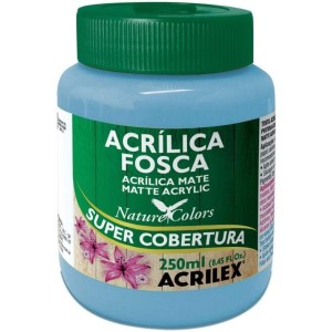 TINTA ACRLICA FOSCA 250 ML AZUL CELESTE