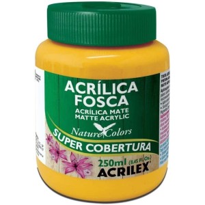 TINTA ACRLICA FOSCA 250 ML AMARELO
