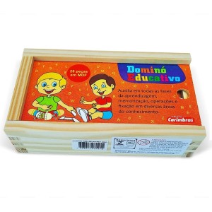 Dominó de Divisão Jogo Educativo de Matemática e Pedagógico Ref 0350 Carimbras