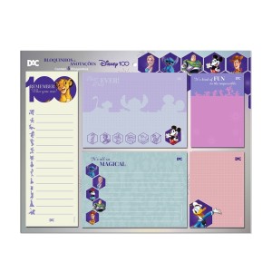Bloquinhos de Anotações Disney 100 Coleção Especial com 5 Modelos DAC 4052