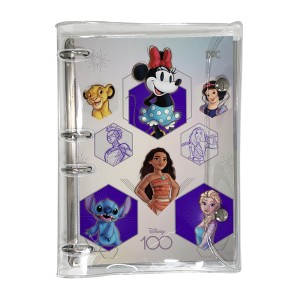 Fichário Colegial Disney 100 Coleção Especial em PVC Cristal com 192 Folhas Decoradas DAC 4051