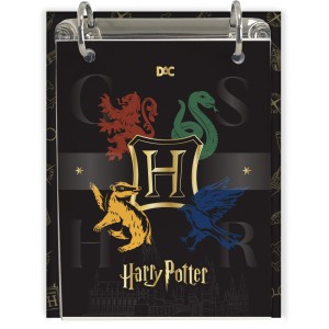 Mini Ficheiro Vertical Harry Potter com Capa em PVC Cristal e 80 Folhas 90gr DAC 4181