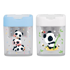 Apontador Panda 2 Furos com Depósito Tilibra