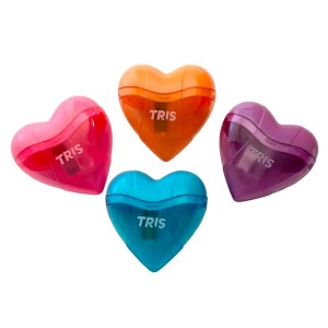 Apontador Formato Coração com Depósito Tris