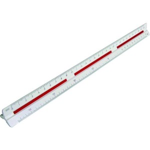 Escalímetro Triangular 30 cm Modelo 7830/2 Trident