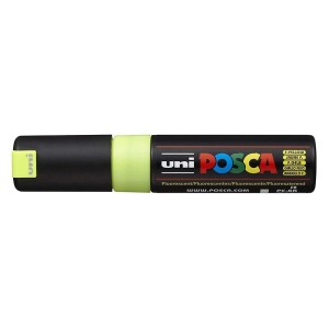 Caneta Marcador PC-8K Amarelo Fluorescente Posca