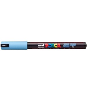 Caneta Marcador PC-1MR Azul Glacial Pastel Posca