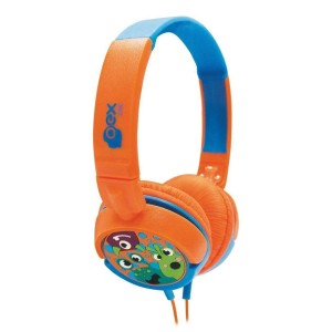 Headphone Boo HP301 Fone de Ouvido Infantil Laranja e Azul Oex