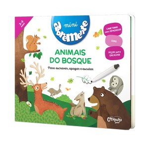 Livro Abremente Mini Animais do Bosque Catapulta