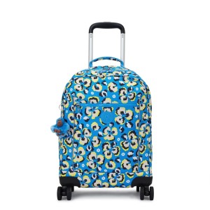 Mochila de Rodinhas Kipling Mese Leopard Floral