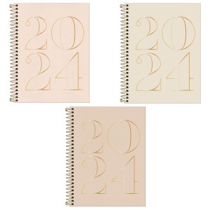 Agenda Executiva Espiral Vanilla M7 2024 Tilibra