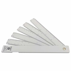 Escalímetro de Bolso com 5 Lâminas Modelo EB-5 Trident