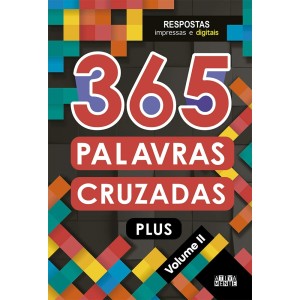 Livro 365 Palavras Cruzadas Plus Volume II Ciranda Cultural