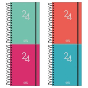 Agenda Espiral Neon M6 2024 Tilibra