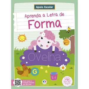 Livro Apoio Escolar Aprenda a Letra de Forma Ciranda Cultural