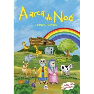 Livro de Colorir Bíblico A Arca de Noé e Outras Histórias Ciranda Cultural