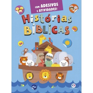 Livro de Adesivos e Atividades Histórias Bíblicas Ciranda Cultural