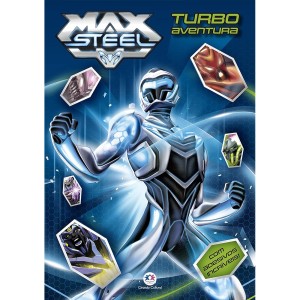 Livro de Adesivos e Atividades Max Steel Turbo Aventura Ciranda Cultural