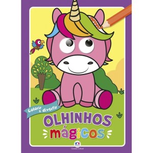 Livro Olhinhos Mágicos Coleção Colorir e Divertir Ciranda Cultural