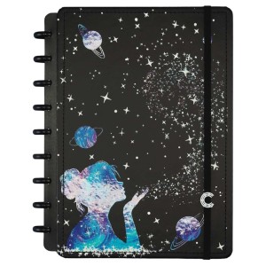 Caderno Inteligente Poeira das Estrelas Gocase Médio 80 Folhas