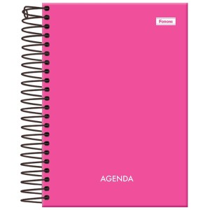 Agenda Espiral Cliff Rosa 2024 Foroni