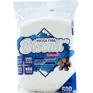 MASSA DE BISCUIT 90GRS BRANCO KIT