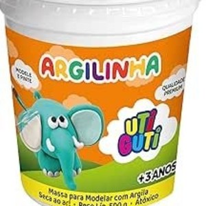 MASSA DE MODELAR C/ARGILA 500G UTI GUTI