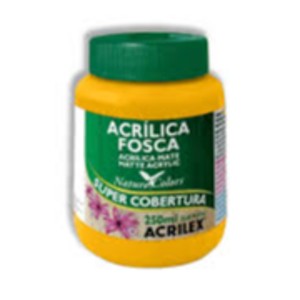 TINTA ACRILICA FOSCA  250 ML AMARELA