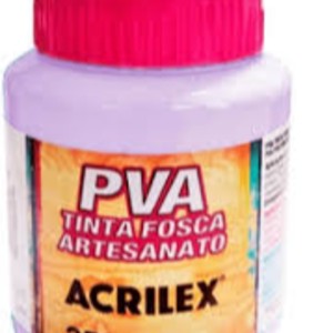 TINTA PLASTICA PVA 03225 ACRILEX 250ML LILAS