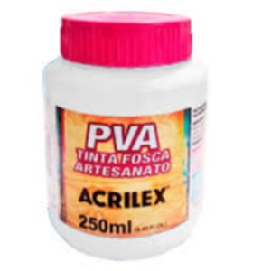 TINTA PLASTICA PVA 03225 ACRILEX 250 M BRANCA